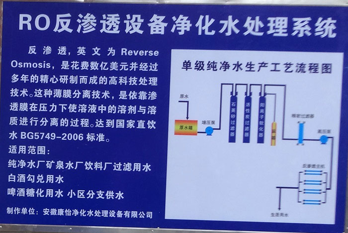 长银公司净水系统投入使用
